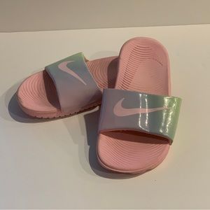 Size 13 Nike Slides pink